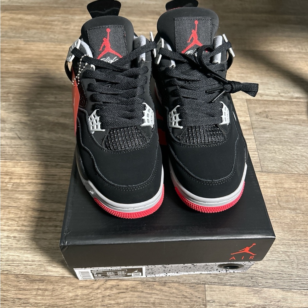 Jordan Black and Red Sneakers